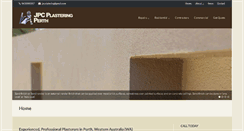 Desktop Screenshot of jpcplastering.com.au